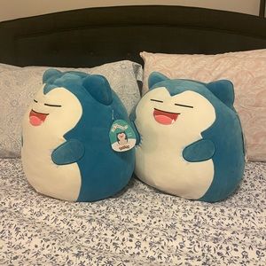❌SOLD❌ NEW! 14” SNORLAX Pokémon Squishmallow! 💙🤍